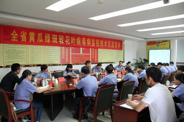 全省黄瓜绿斑驳花叶病毒监控技术交流活动在我区圆满举行